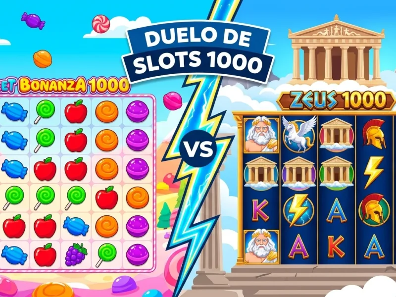 Sweet Bonanza 1000 ou Gates of Olympus 1000: qual slot combina mais com você?